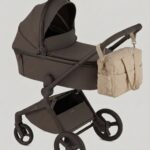 תיק עגלה דגם סהרה שמנת על עגלה אנקס